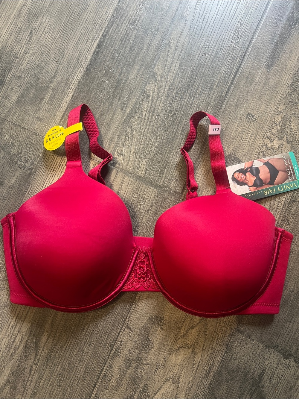 NWT, Vanity Fair Beauty Back, 38D